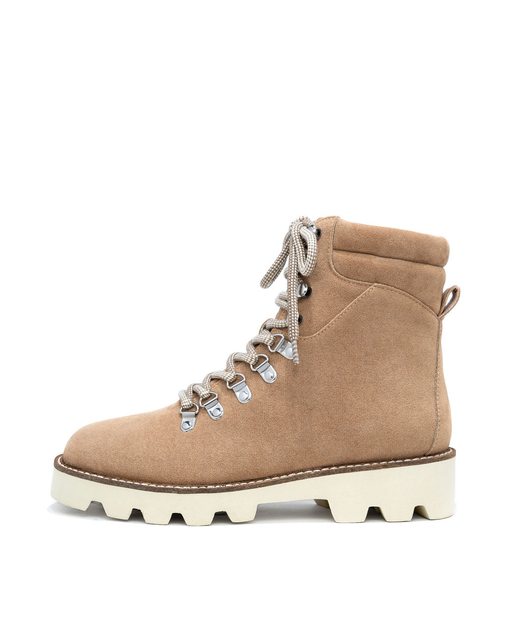 Arlene Faux Suede Lace Up Boot