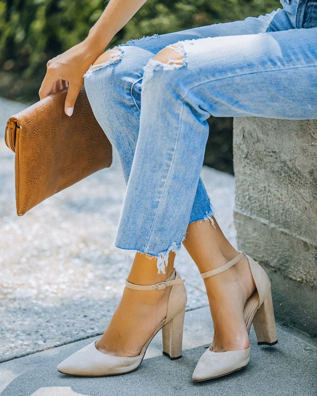 Ritz Faux Suede Pointed Heel - FINAL SALE