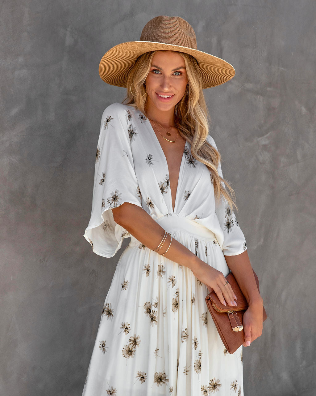 Memorable Summer Floral Pocketed Maxi Dress - FINAL SALE