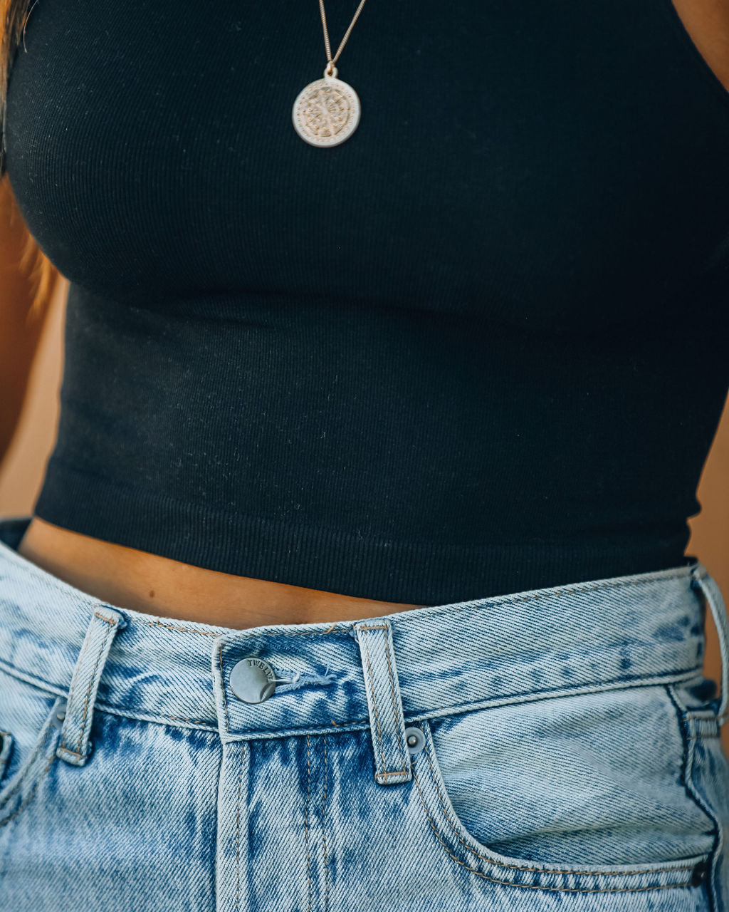 Kiki Knit Crop Top - Black