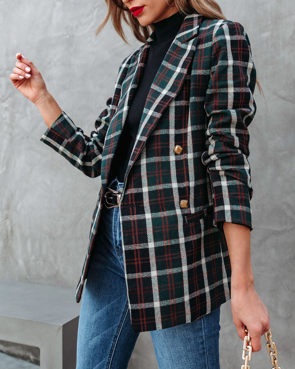 Ivy League Plaid Blazer