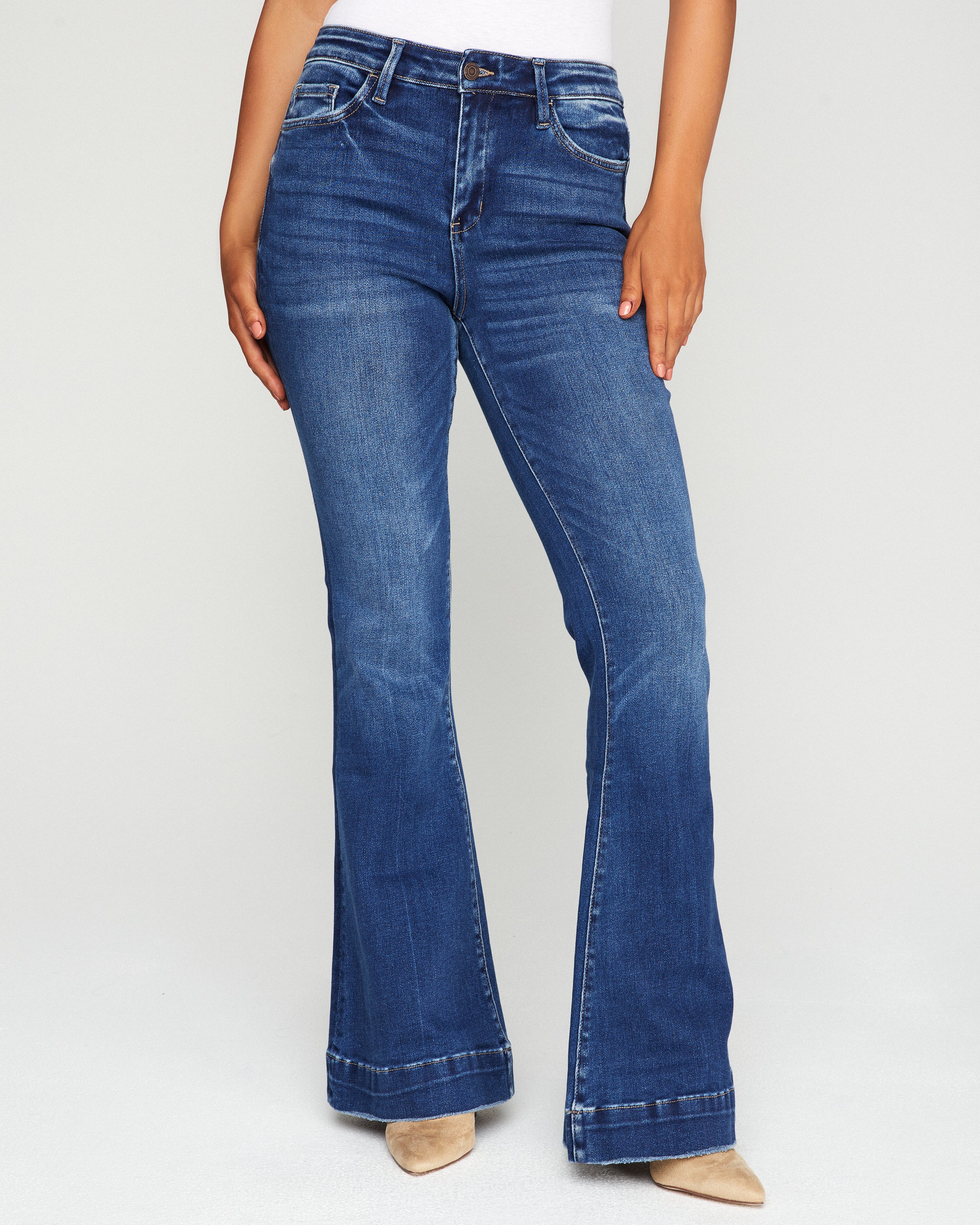 Maple High Rise Bell Bottom Denim - SALE