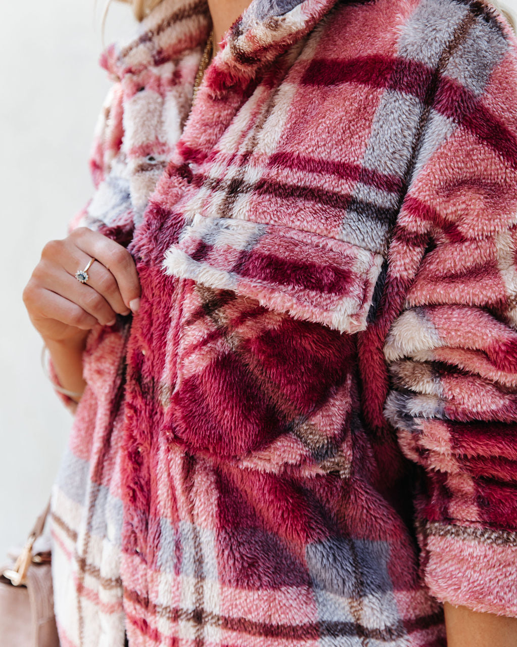 Mendocino Plaid Soft Knit Jacket - SALE