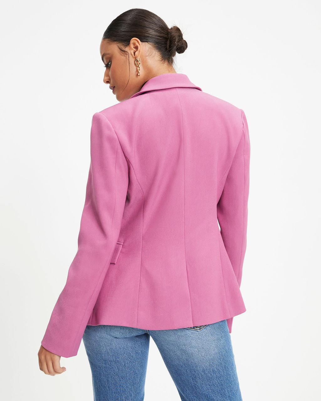 Must Be Baby Pocketed Blazer - Dusty Purple