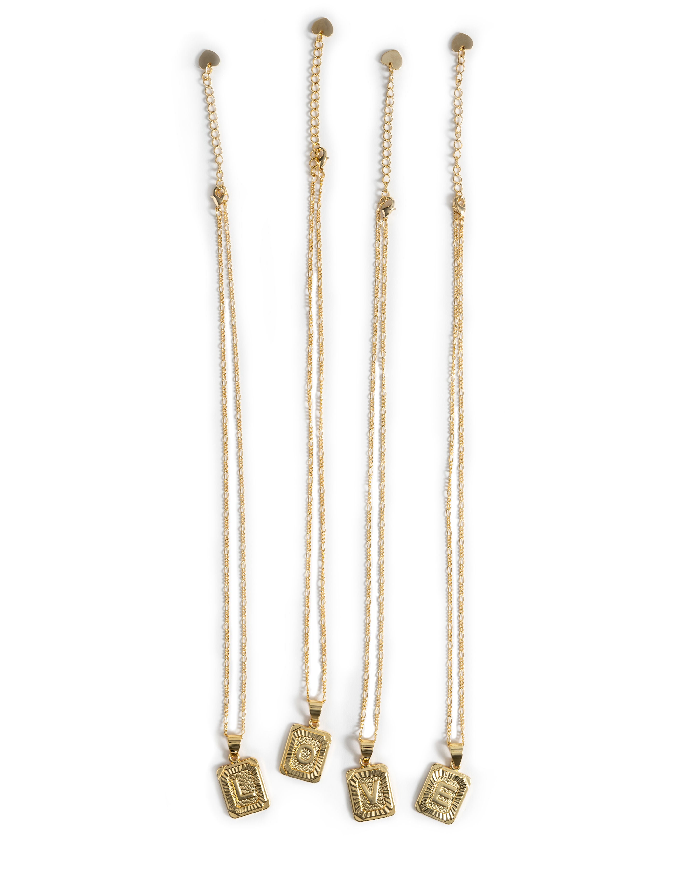 Bracha - Initial Card Necklace