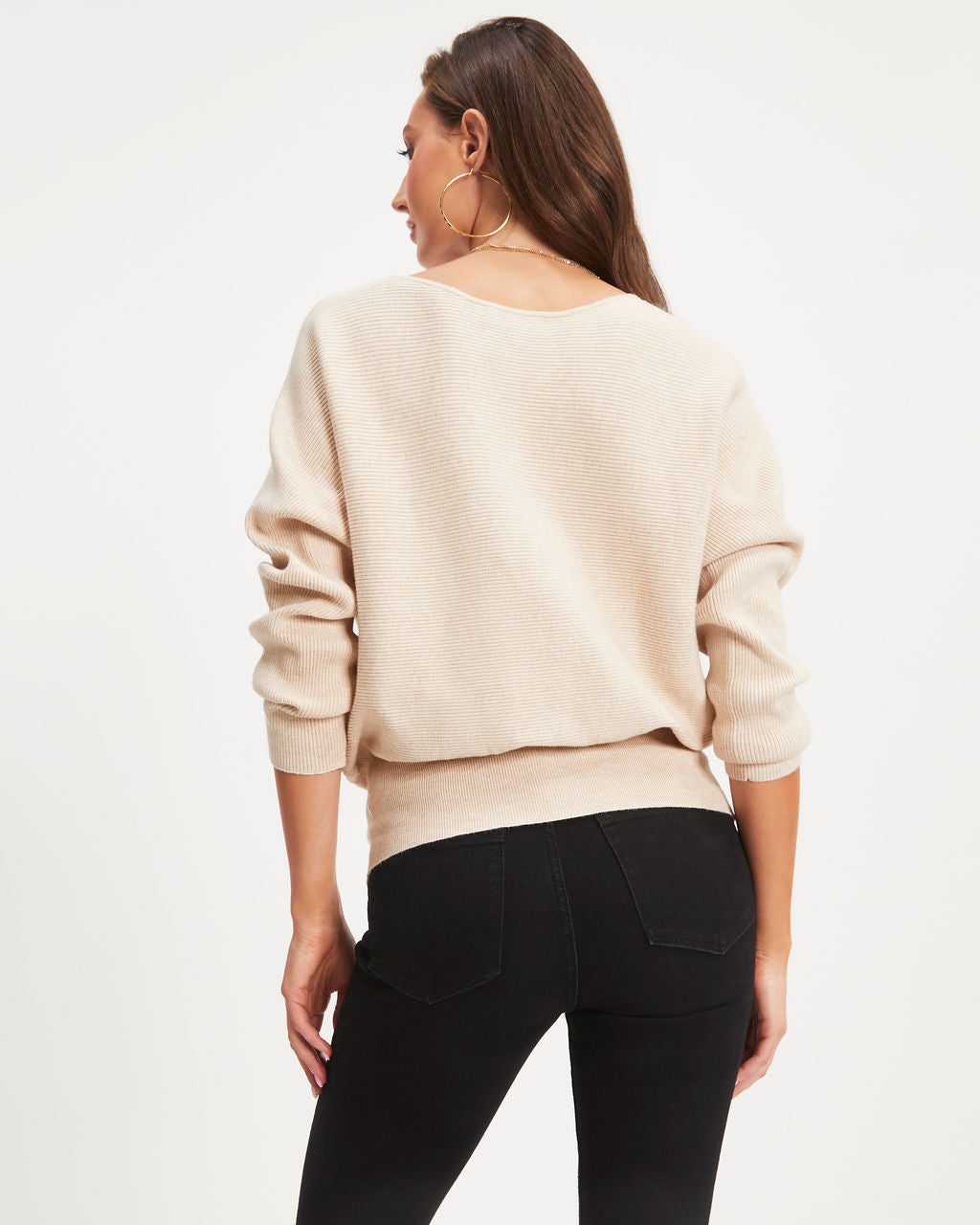 Kerry Ribbed Pullover Sweater - Oatmeal