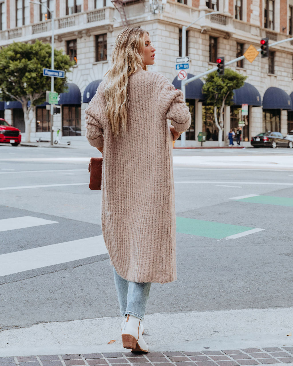 Hillary Knit Duster Cardigan - Beige