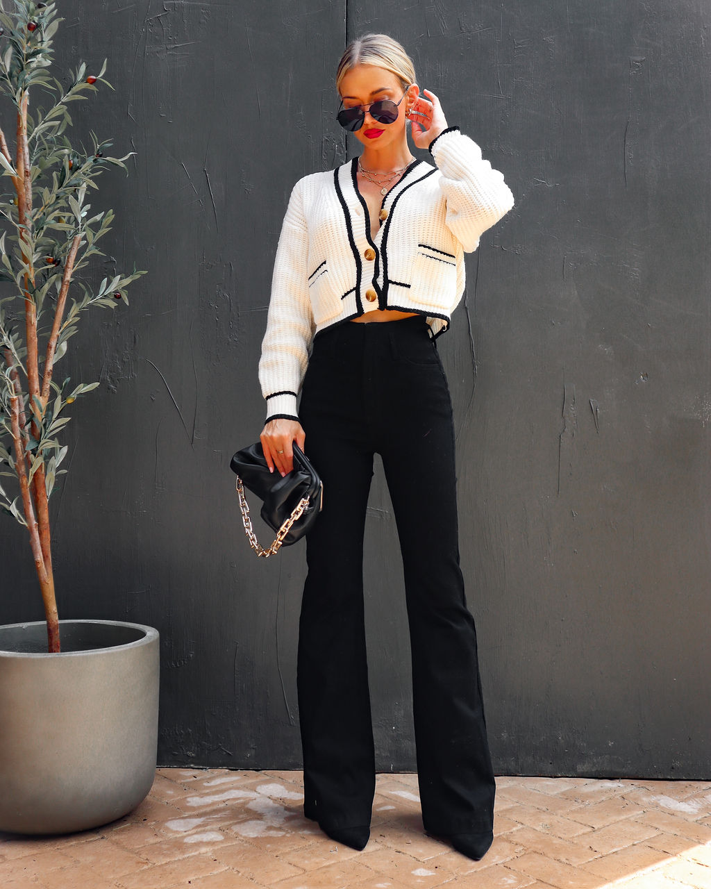 Elizabeth Knit Pocketed Cardigan