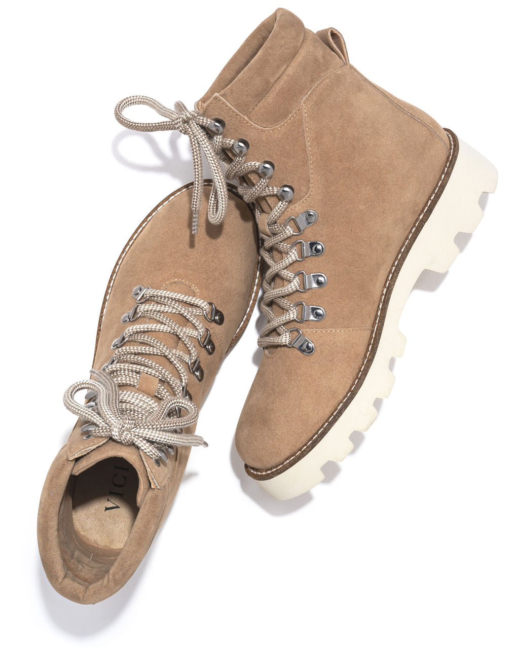 Arlene Faux Suede Lace Up Boot