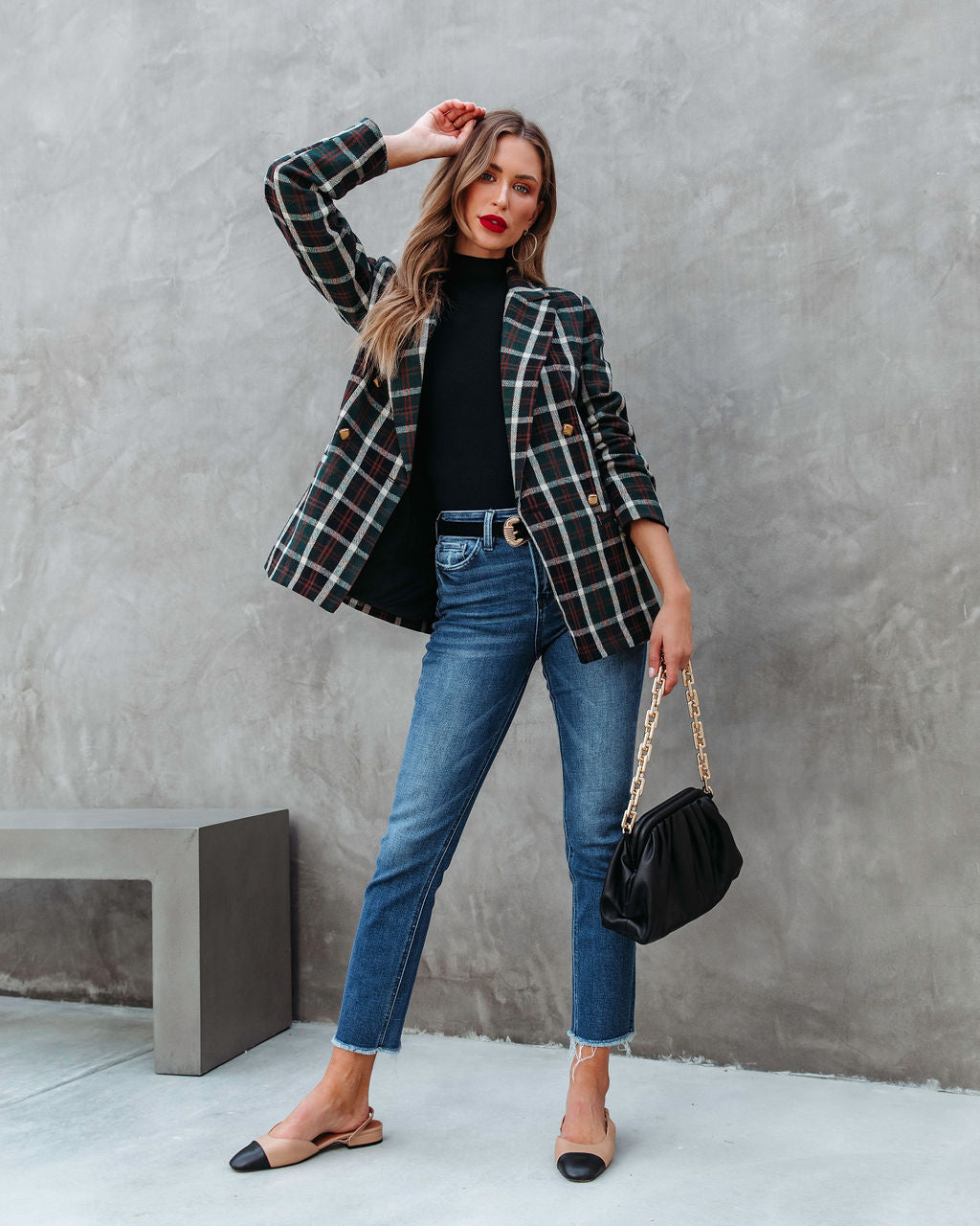 Ivy League Plaid Blazer
