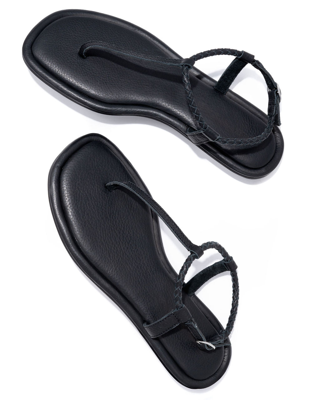 Lively Braided Sandal - Black - FINAL SALE