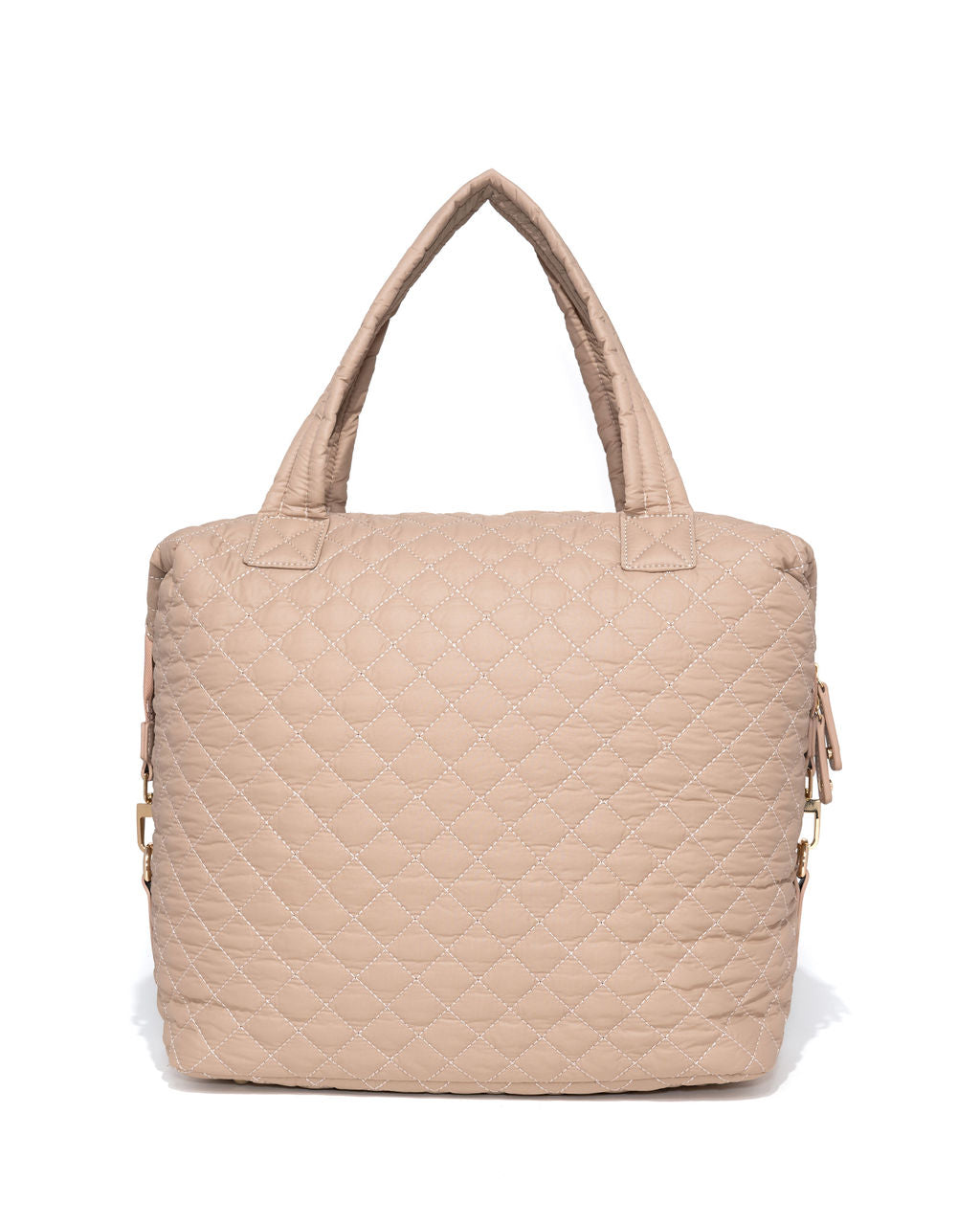 Wanderlust Quilted Weekender Bag - Nude