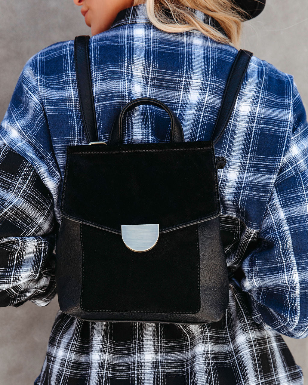 Claudette Crossbody Backpack - Black - SALE