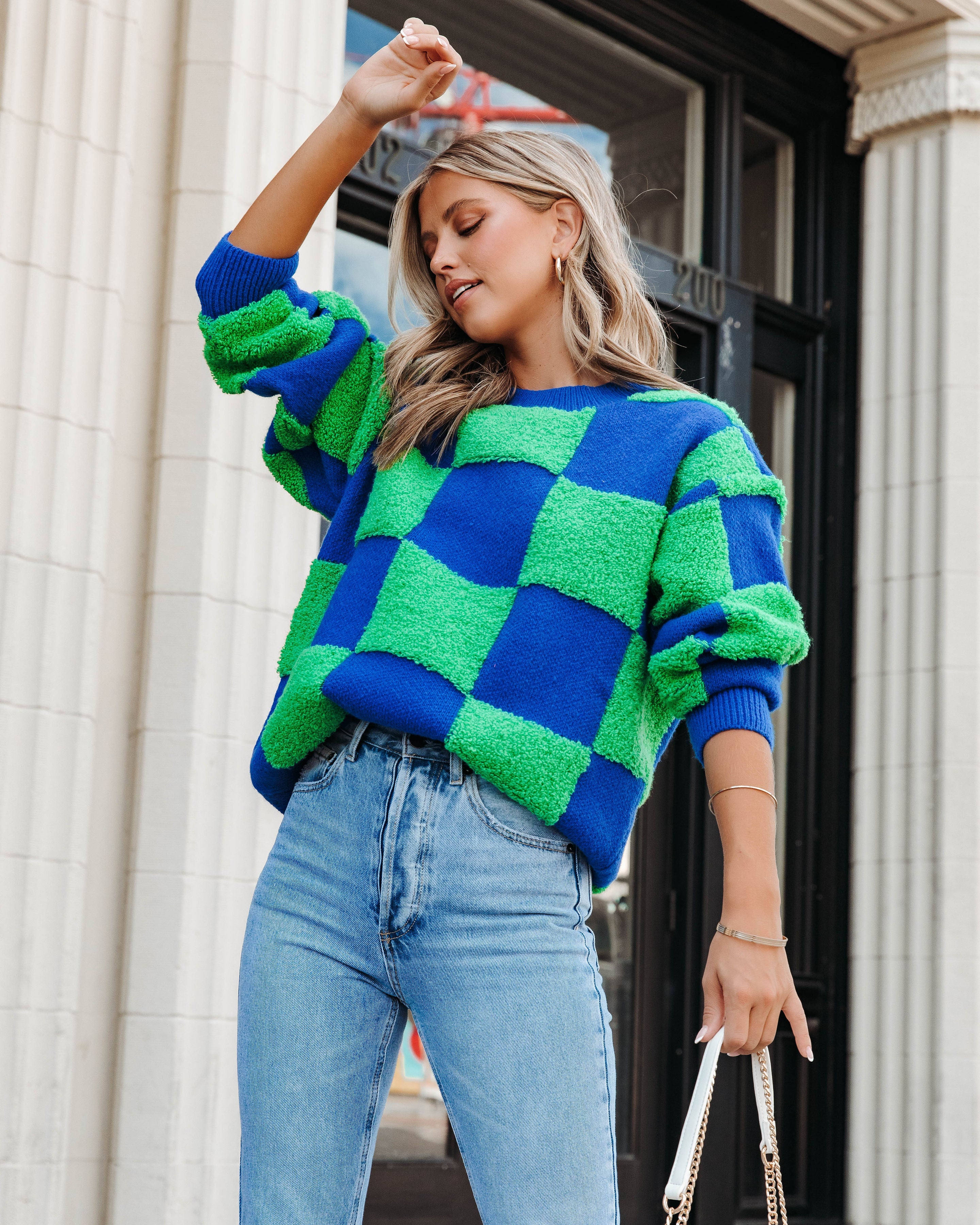 Not Like It Seems Textured Knit Pullover Sweater