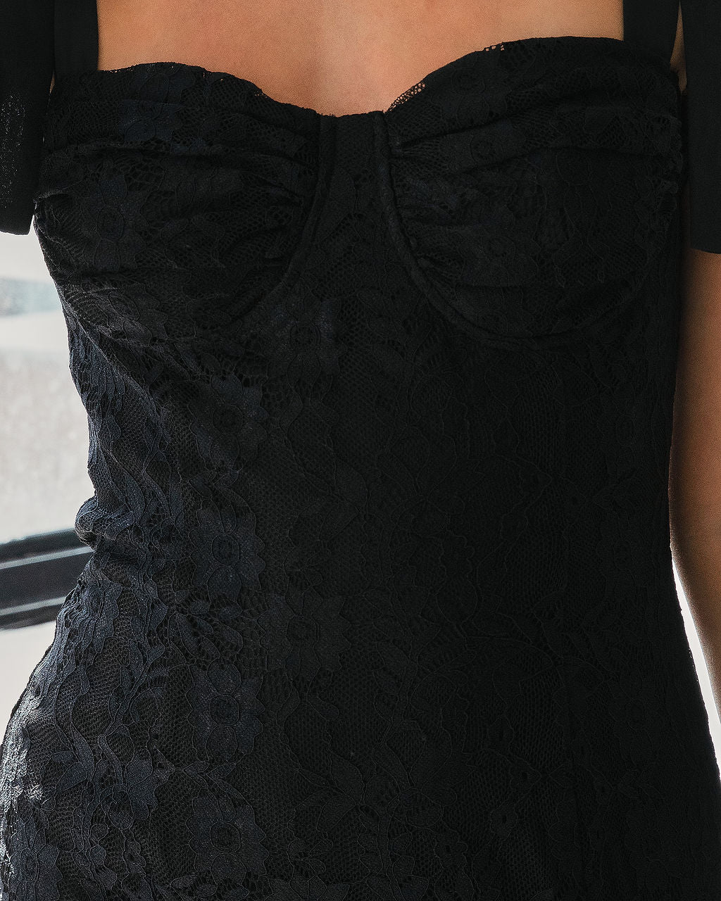 Endless Love Story Lace Midi Dress - Black - SALE