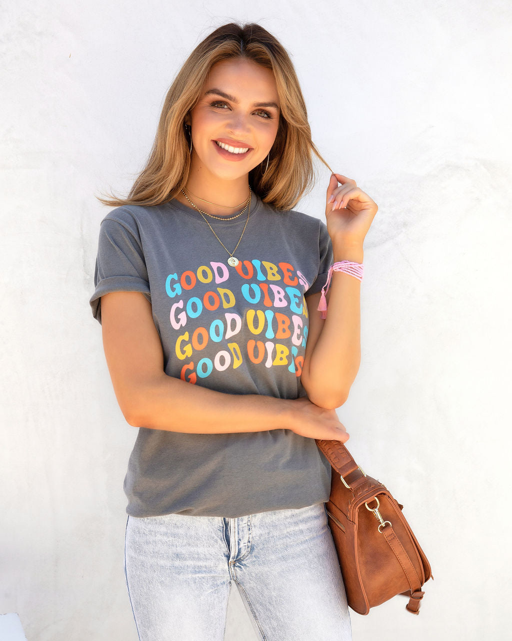 Karma Fringe Stack Bracelet - Pink - FINAL SALE