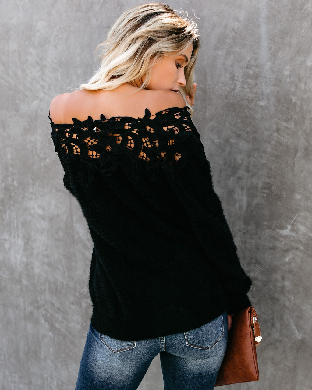 Sincerely Yours Knit Sweater - Black