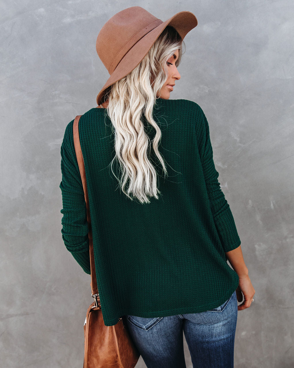 Miriam Button Down Knit Top - Pine