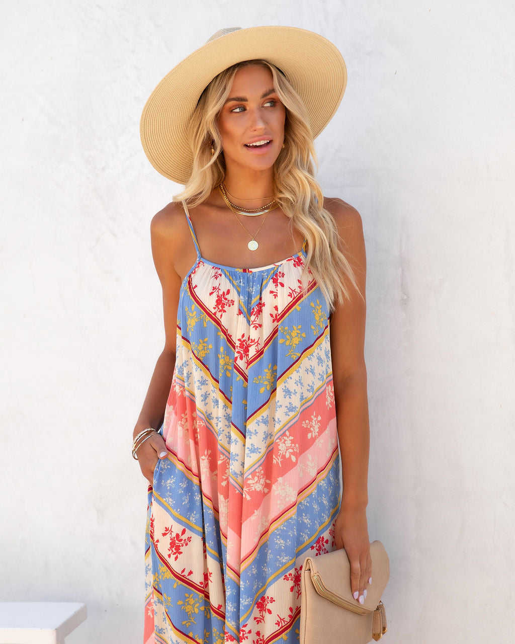 Desert Dreaming Pocketed Maxi Dress - FINAL SALE