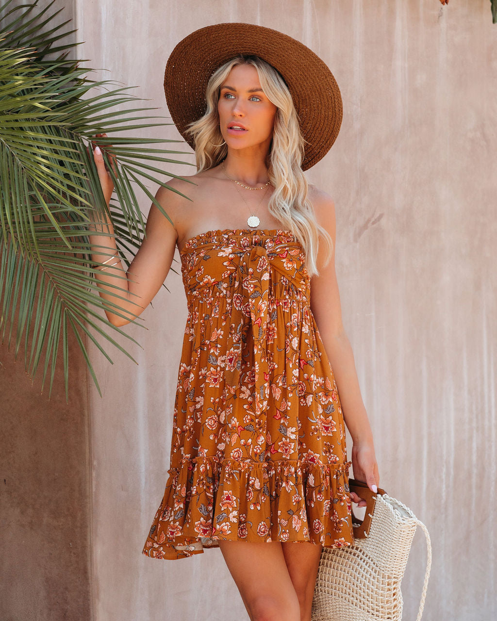 Seraphina Floral Strapless Mini Dress - FINAL SALE