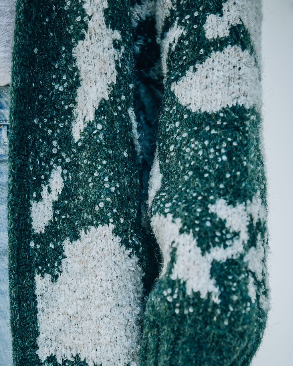 Merced Knit Duster Cardigan - Forest Green - SALE