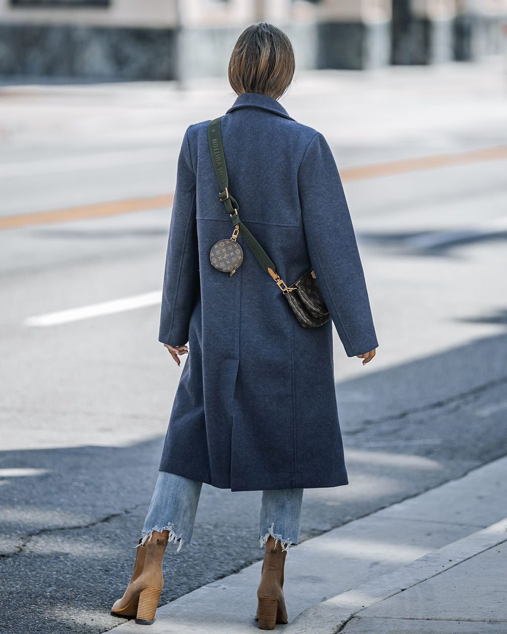 Autumn Necessities Pocketed Coat - Navy