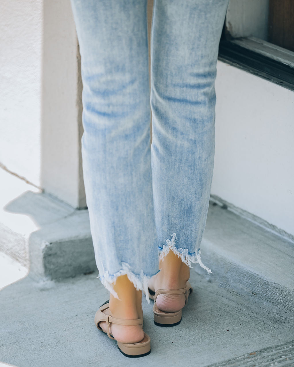 Coco Slingback Flats - Black Beige Combo