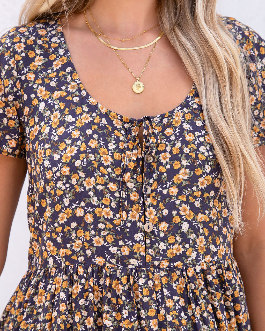 Wild Willow Floral Babydoll Dress - FINAL SALE