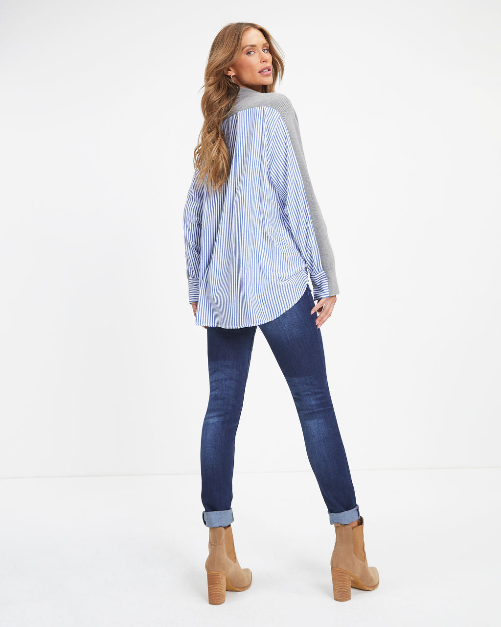 Marvin Contrast Knit Cardigan