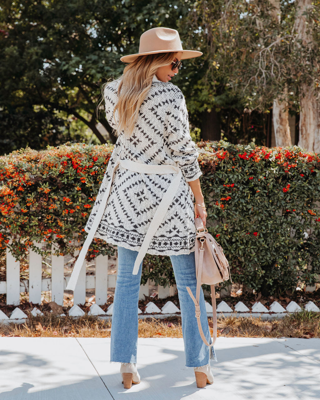 Oklahoma Printed Fringe Cardigan