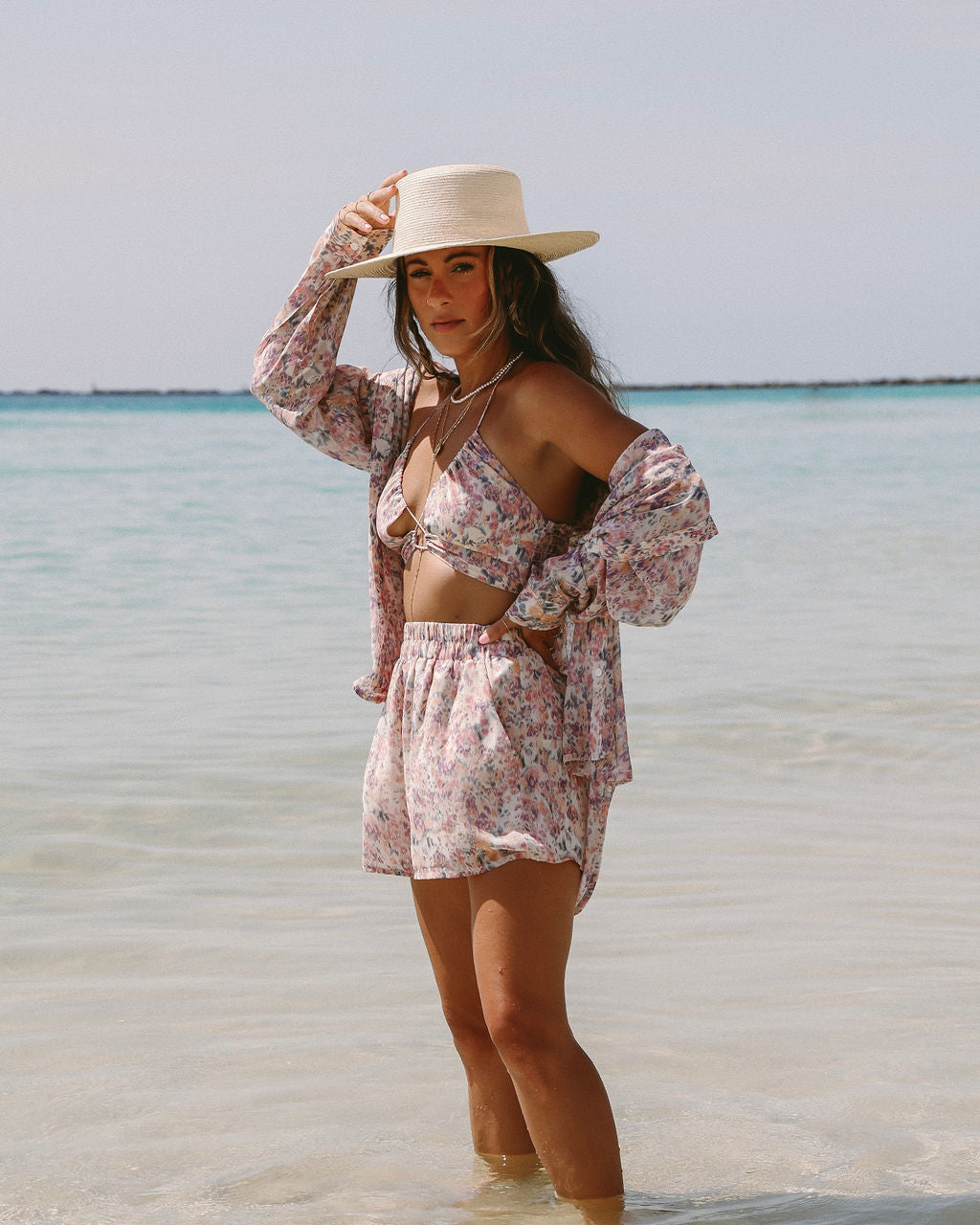 The Deco Halter Crop Top - SALE