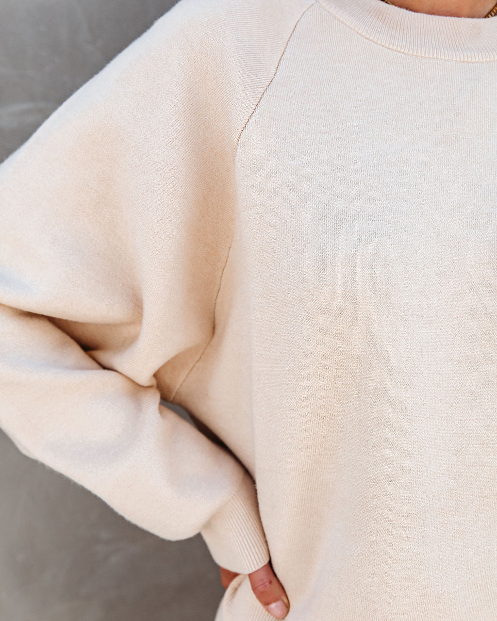 Campfire Knit Sweater - Natural