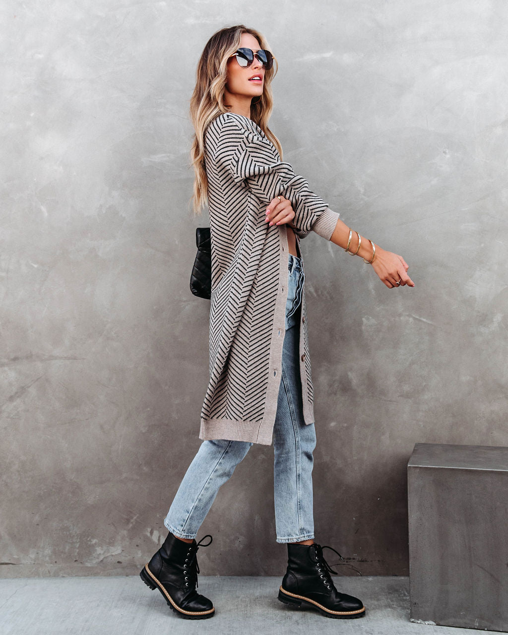 Lost In A Dream Striped Cardigan