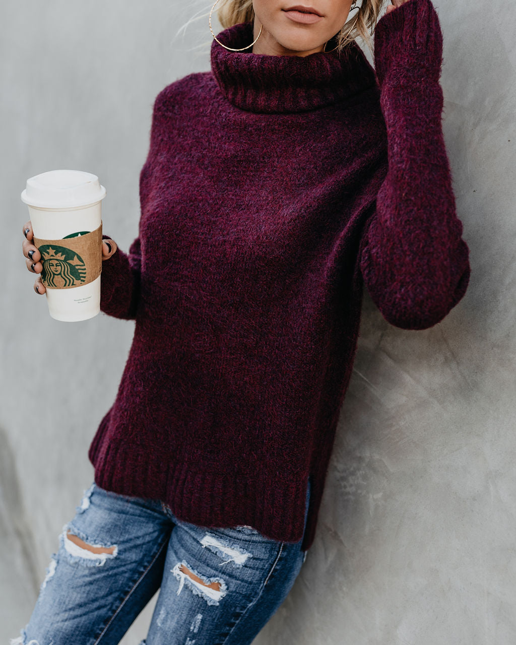 Henry Sweater - Wine