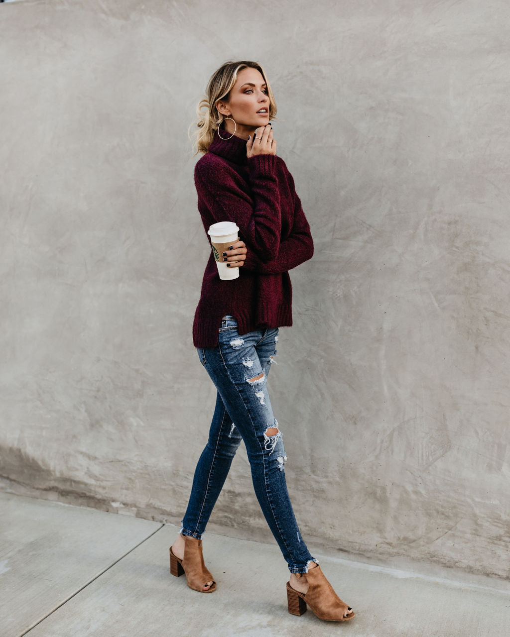 Henry Sweater - Wine