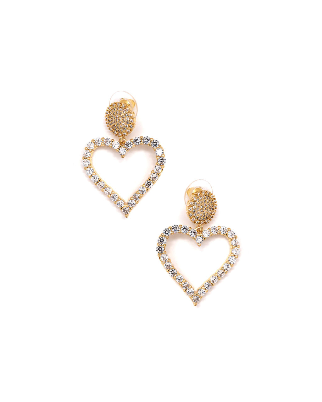 Open Your Heart Earrings - Gold - SALE