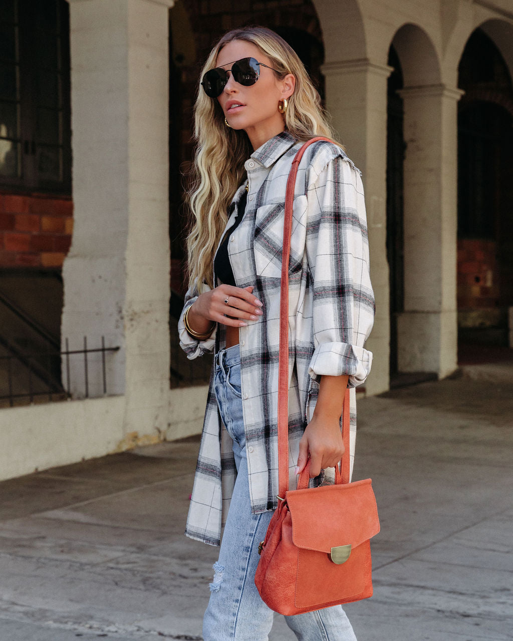 Claudette Crossbody Backpack - Cinnamon - SALE