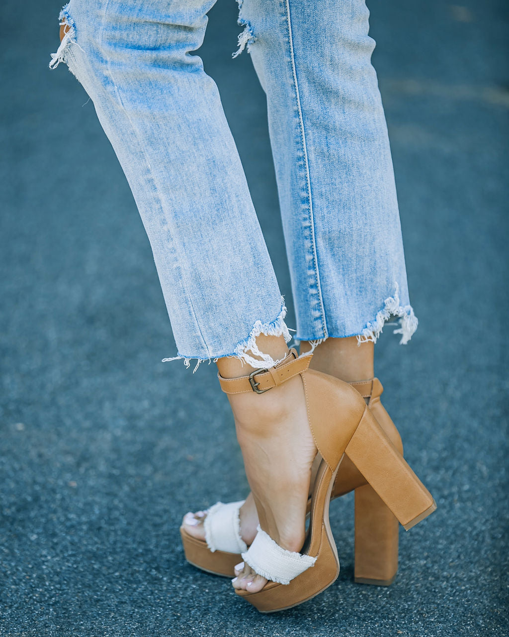 Amara Heeled Platform Sandal - FINAL SALE