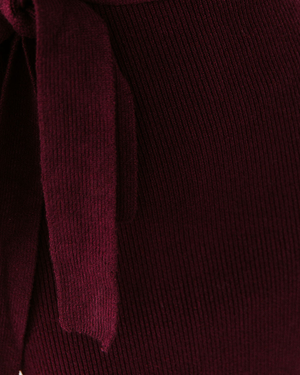 Yara Drape Knit Midi Sweater Dress - Plum