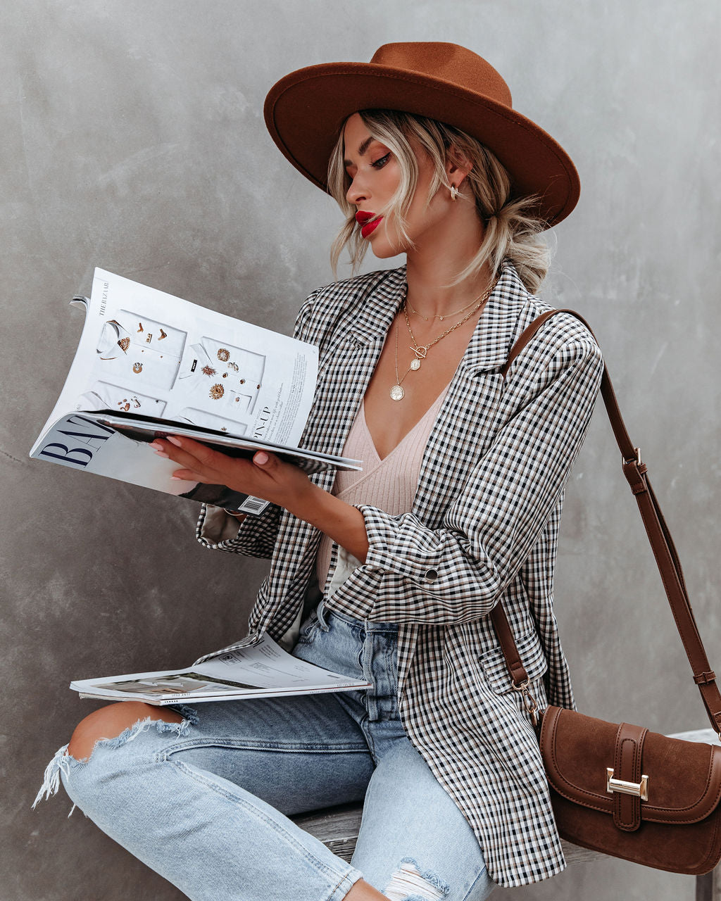 East Village Hat - Brown