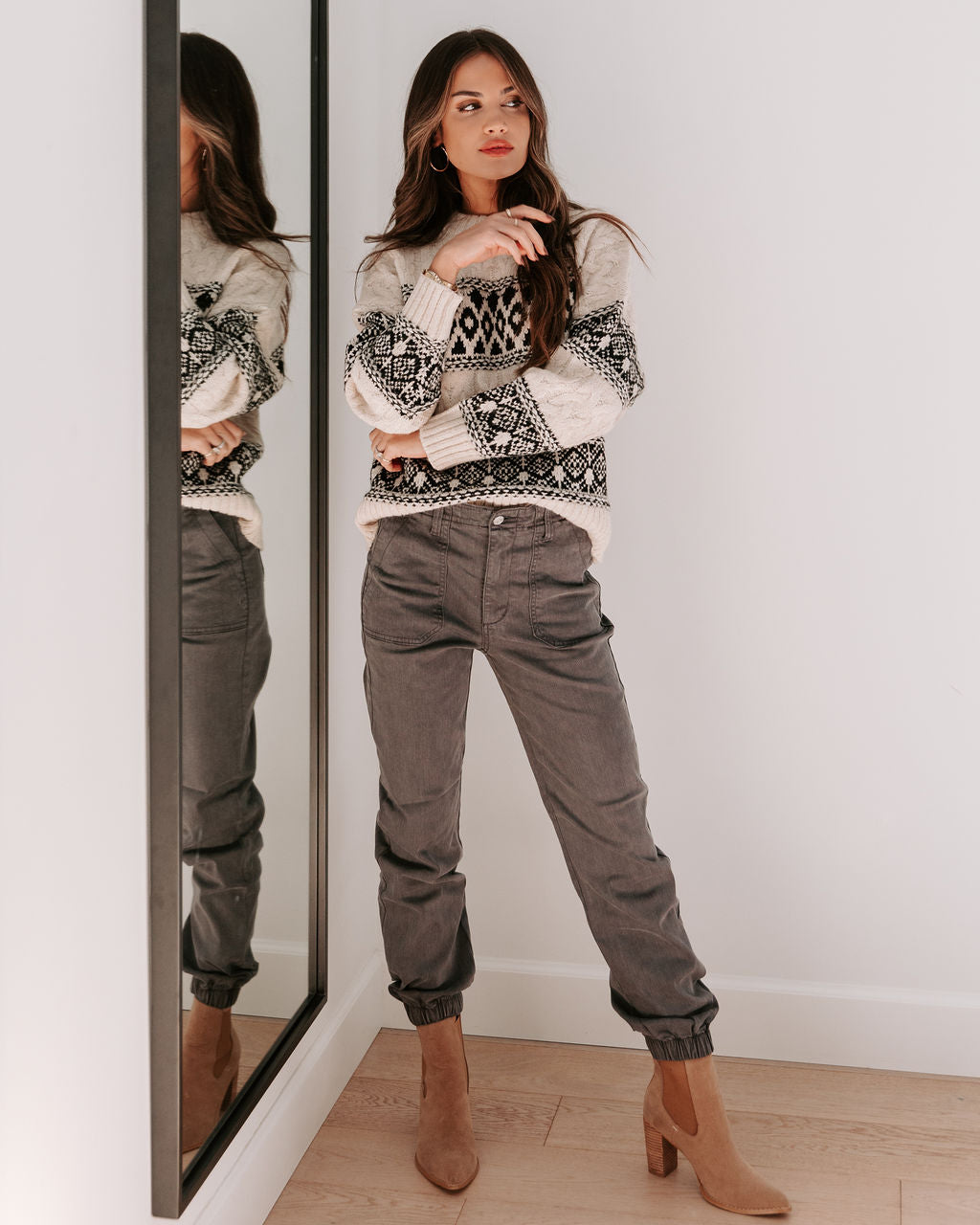 Sierra Nevada Cable Knit Pullover Sweater