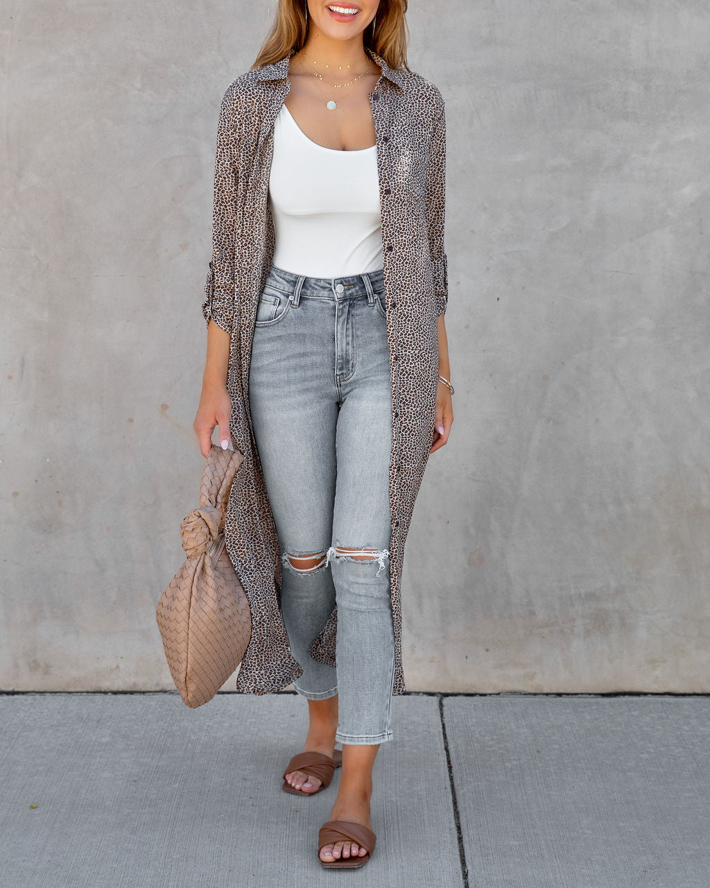 Safari Chicness Pocketed Shirt Dress - FINAL SALE