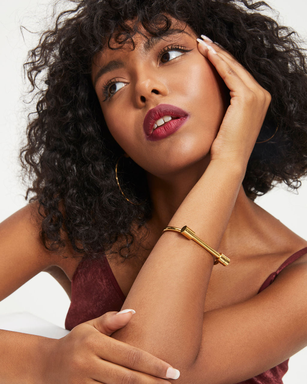 Set The Bar High Cuff - Gold