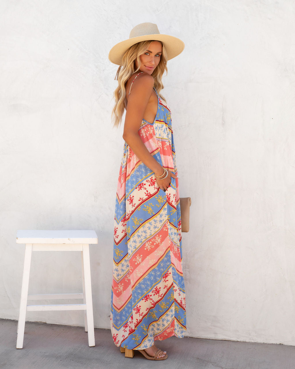 Desert Dreaming Pocketed Maxi Dress - FINAL SALE