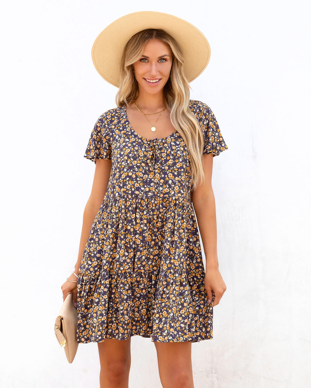 Wild Willow Floral Babydoll Dress - FINAL SALE