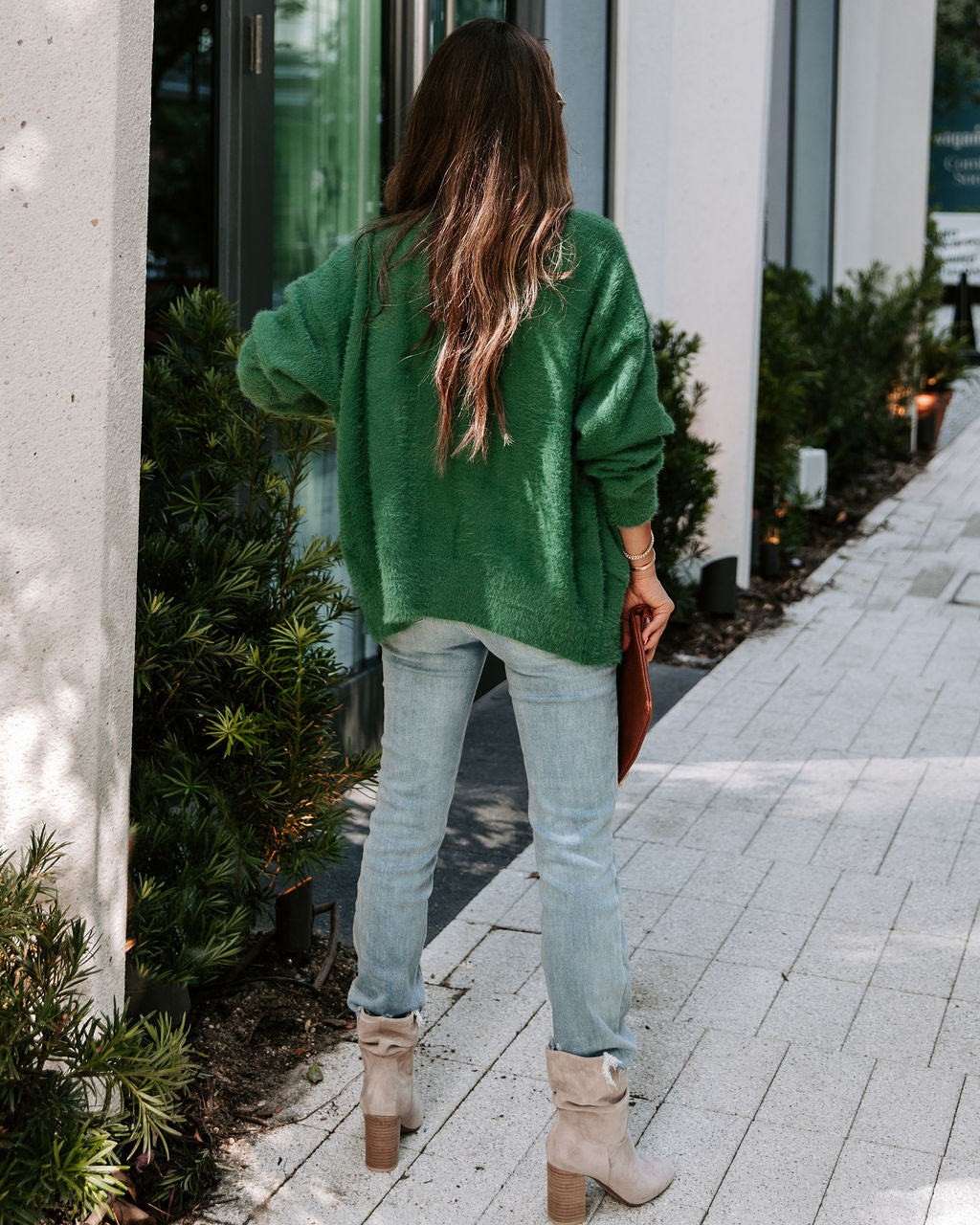 Unthinkable Cozy Days Pocketed Cardigan - Hunter Green