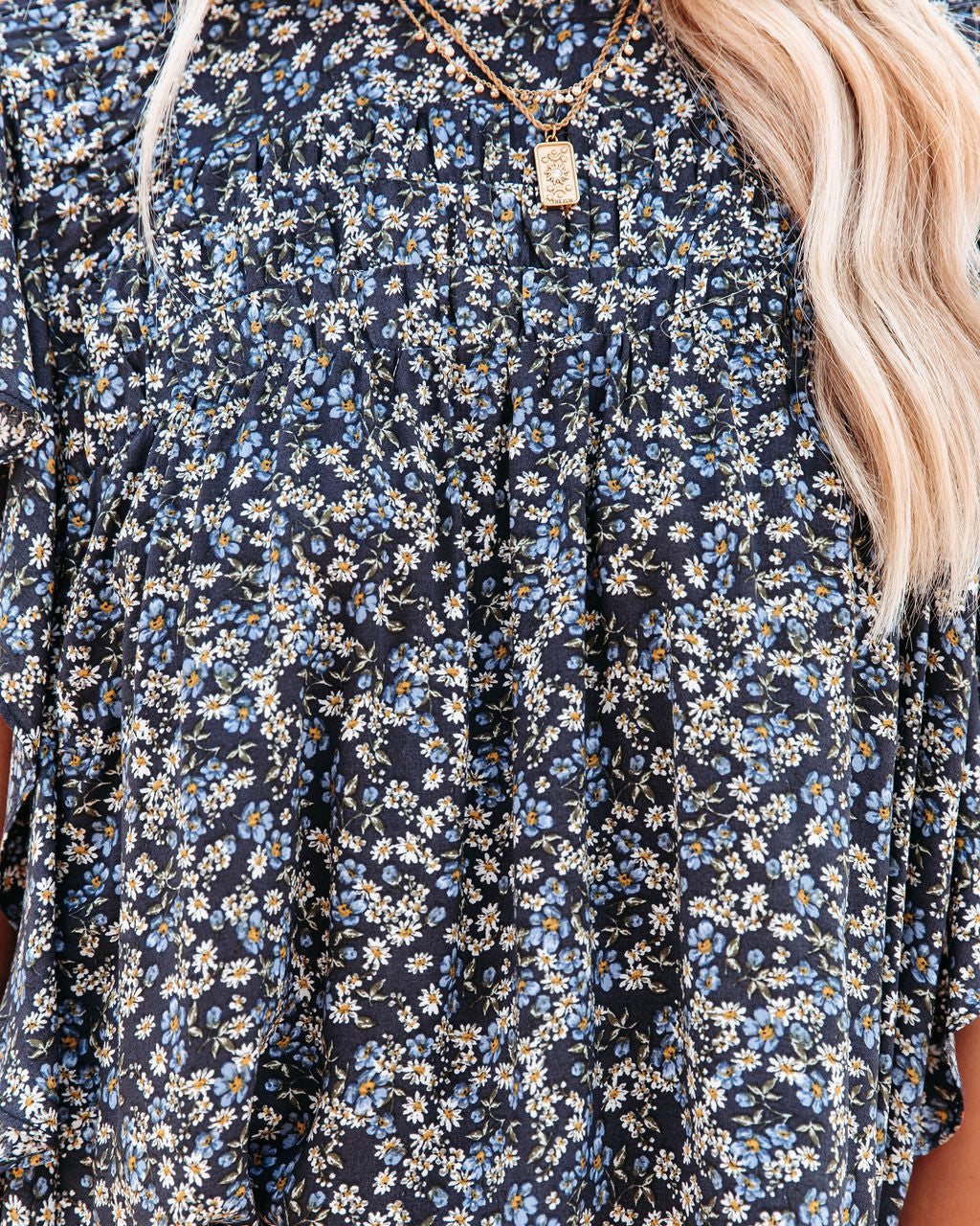 Daisy Etta Floral Ruffle Top - SALE