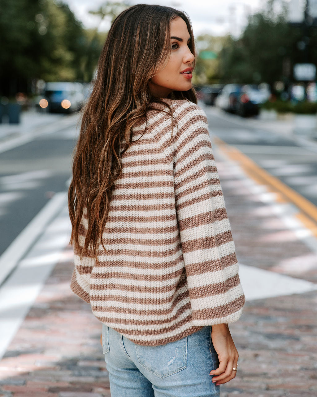 Needed This Badly Striped Knit Cardigan