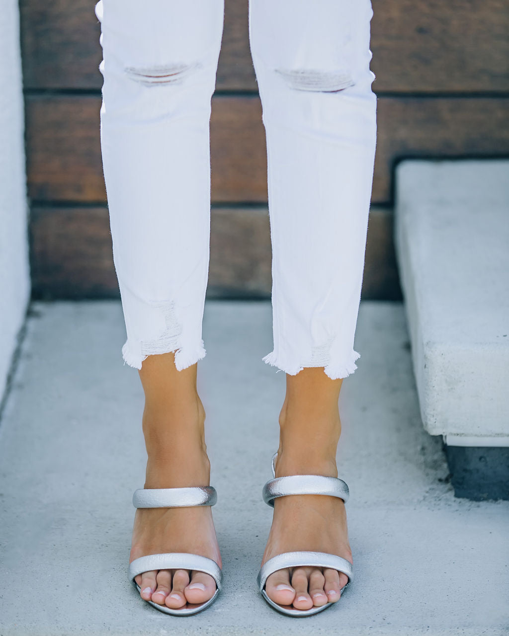 Esterlina Metallic Heeled Sandal - FINAL SALE