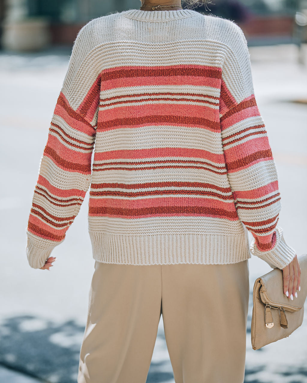 Stanford Striped Knit Pullover Sweater - FINAL SALE